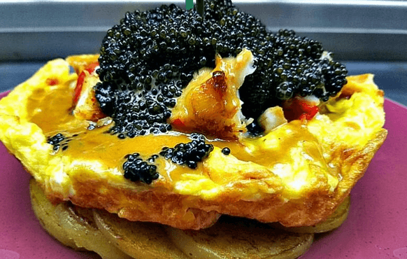 Frittatalabester (King Shrimp Frittata)